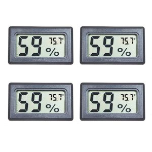 Mini Thermometer Hygrometer - 4 Pack | Cigarknights.com | Cigar Accessories Plus More