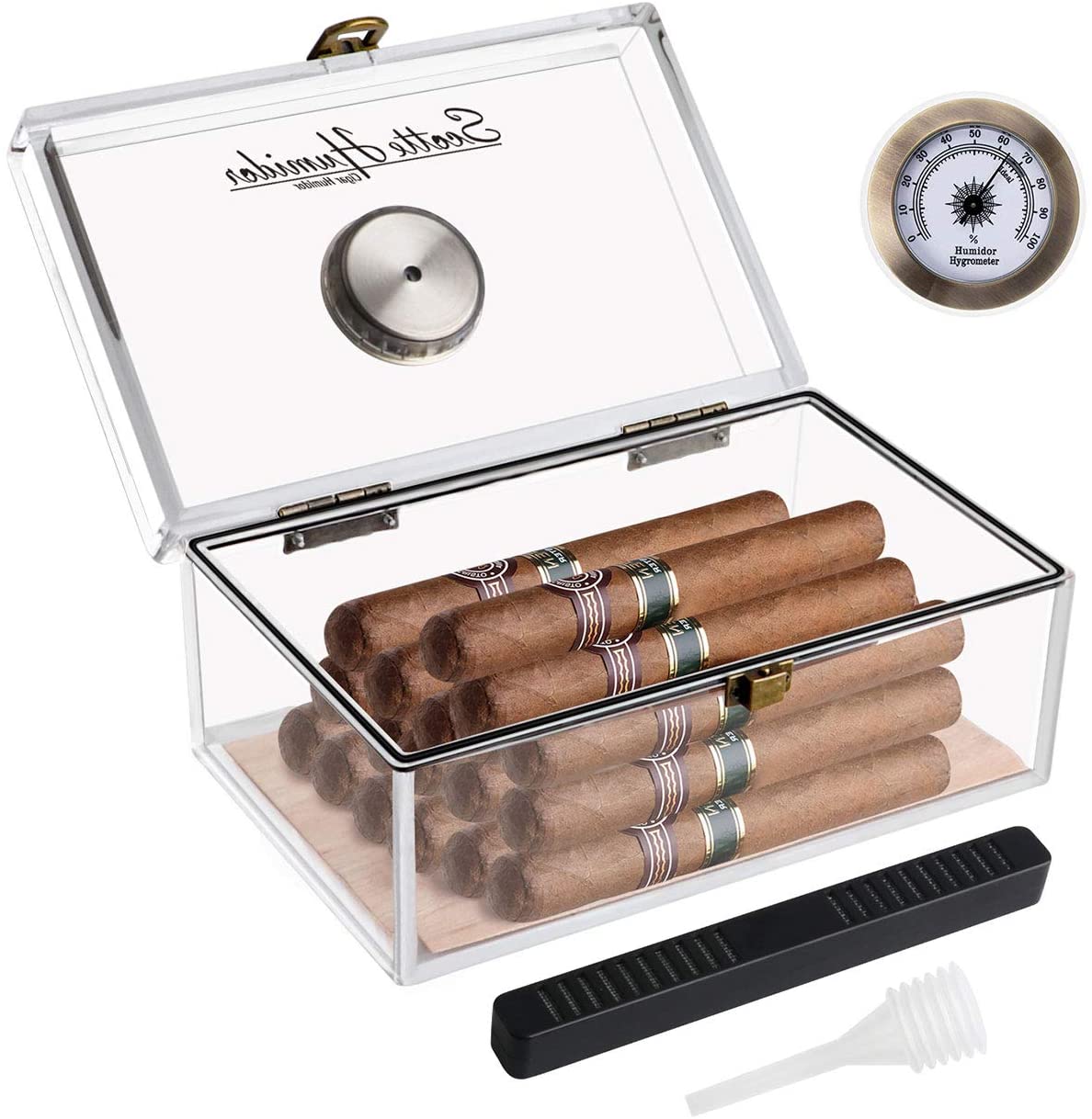 Acrylic Cigar Humidor | Cigarknights.com | Cigar Accessories Plus More